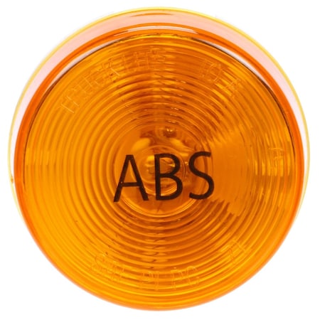 Truck-Lite Super 10, Abs, Incandescent, Yellow Round, 1 Bulb, Marker Clearance Light, Pc, Pl-10, 12V 10213Y